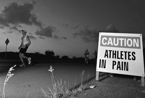 Caution : Athletes in pain
